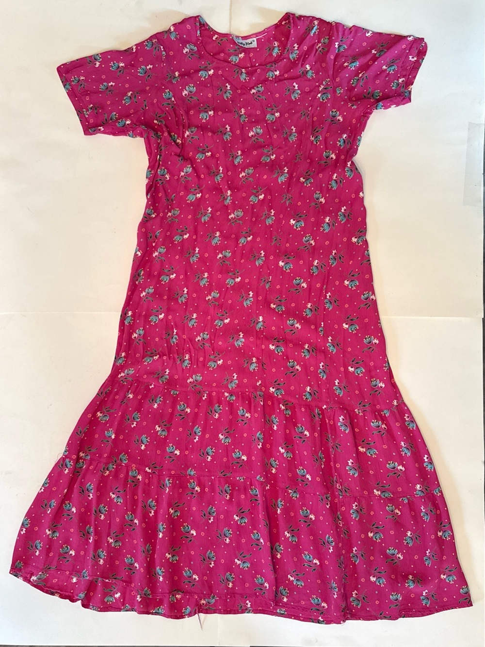 Pretty Pink maxi  dress pink Sz L